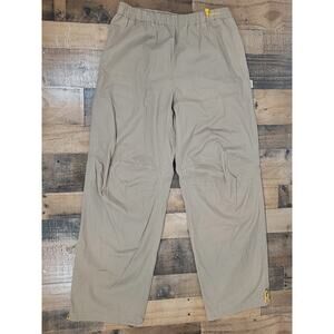 Vintage Y2K Nike Baggy Grunge Skater Drawstring Wide Leg Mens XL Brown Pants‎